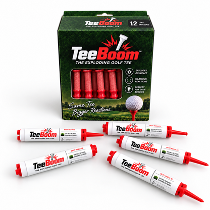 TeeBoom™ Exploding Golf Tees
