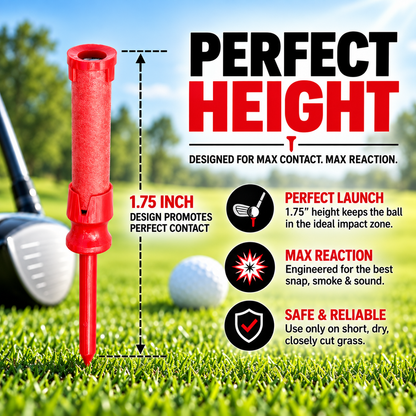 TeeBoom™ Exploding Golf Tees